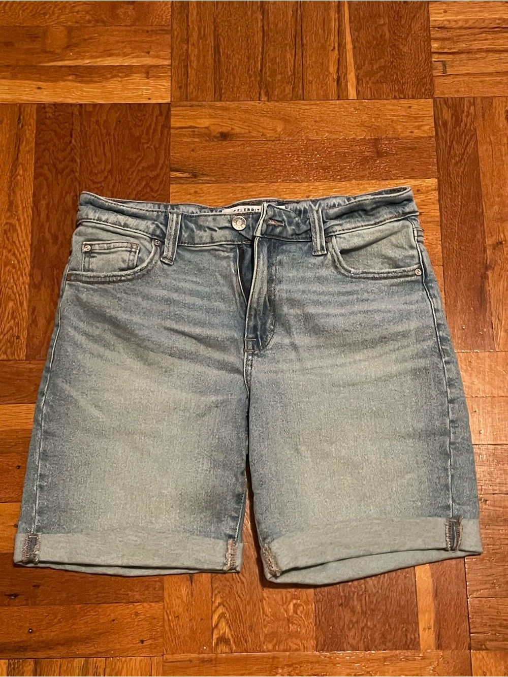 Celebrity Pink Classic Light Blue Denim Women's Shorts Size 7/28